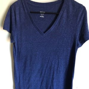 Navy Blue V Neck